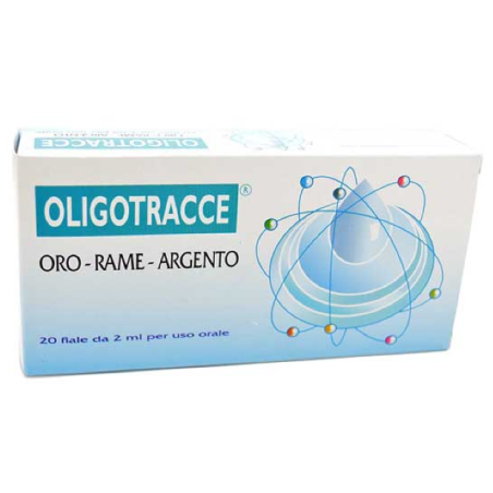 OLIGOTRACCE ORO RAME ARGENTO 20 FIALE 2 ML