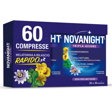 NOVANIGHT BIPACCO 30 + 30 COMPRESSE NEW