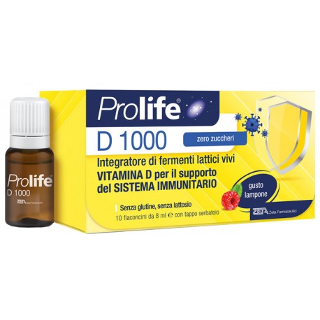 Zeta Farmaceutici Prolife D 1000 integratore di fermenti lattici per difese 80 ml