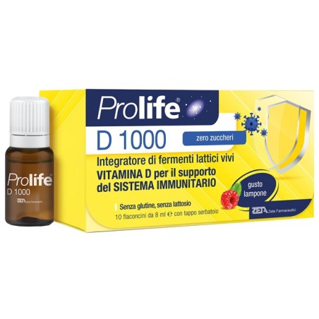 Zeta Farmaceutici Prolife D 1000 integratore di fermenti lattici per difese 80 ml