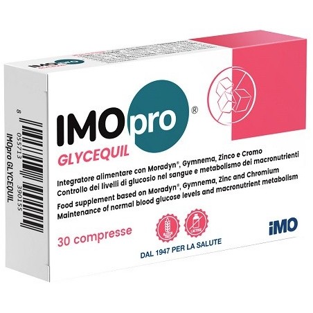 IMOpro Glycequil Integratore per i normali livelli di glucosioi nel sangue 30 compresse