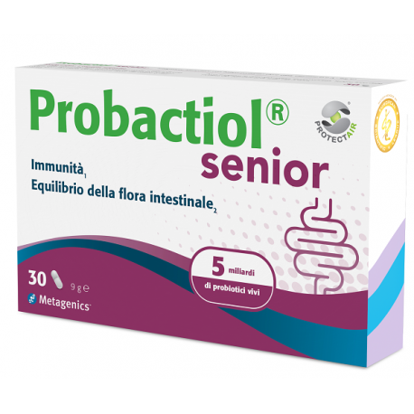 Metagenics Probactiol Senior Integratore per Immunità e Flora Intestinale 30 capsule