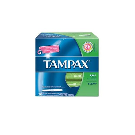 Tampax Blue Box Super assorbente interno per flussi medi e abbondanti 20 pezzi