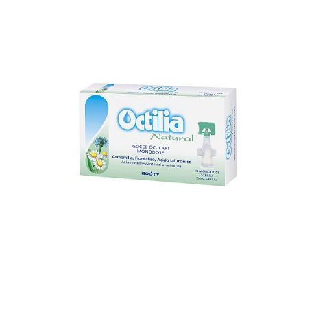 Octilia Natural Gocce Occhi Irritati e Arrossati monodose lenitive disarrossanti 10 flaconcini da 0,5 ml