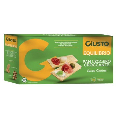 Giusto Equilibrio Pan Leggero Croccante Senza Glutine 10 monoporzioni