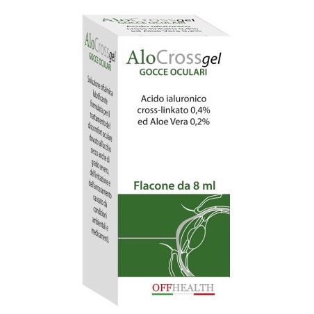 Offhealth Alocrossgel Soluzione Oftalmica per occhio secco e irritato 8 ml