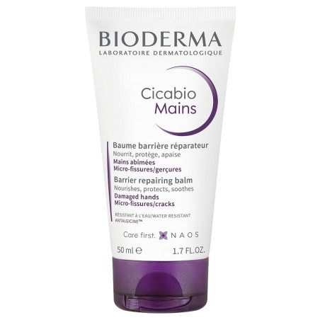 Bioderma Cicabio Mains balsamo barriera riparatore per mani secche e danneggiate 50 ml