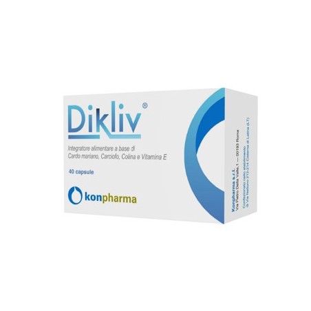 Konpharma Dikliv integratore per il benessere della funzionalità epatica 40 capsule