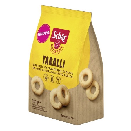 Schar Taralli senza glutine e lattosio con olio d'oliva e di girasole 120 g