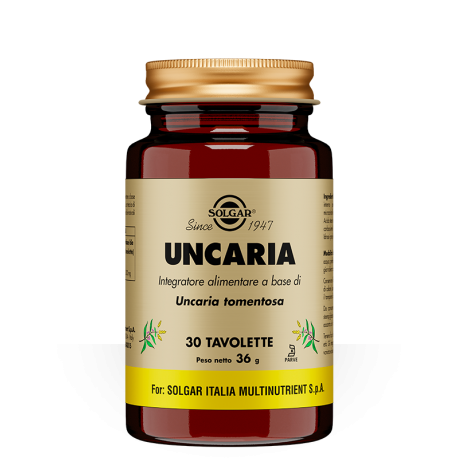 Solgar Uncaria 30 tavolette - Integratore per le difese immunitarie