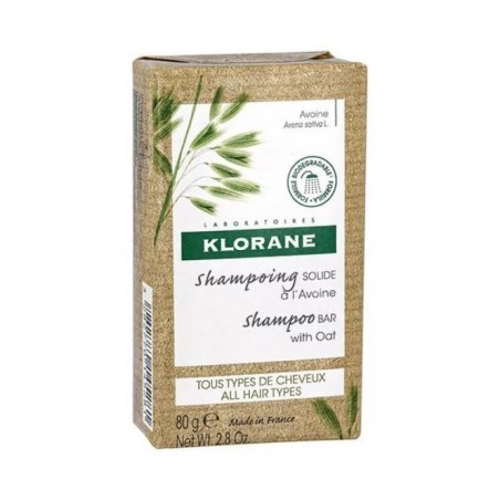 Klorane Shampoo solido all'avena districante delicato 80 g