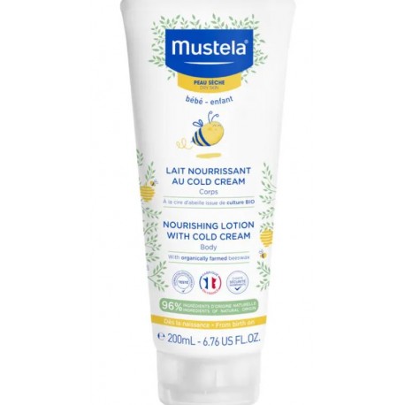 Mustela Latte corpo nutriente con cera d'api 200 ml