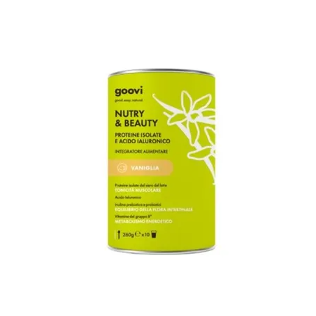 Goovy Nutry & Beauty Proteine In Polvere Alla Vaniglia 260 g