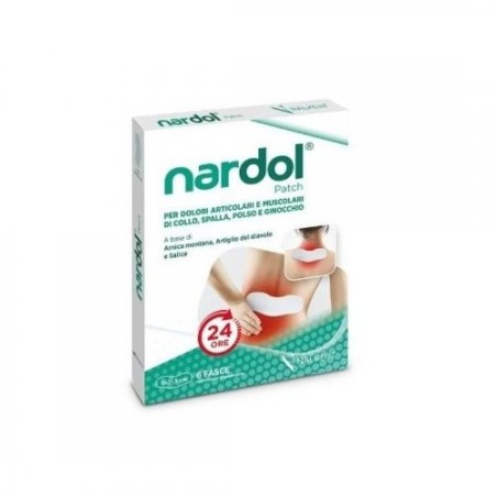 Nardol Patch per dolori articolari e muscolari collo spalla polso ginocchia 6 fasce