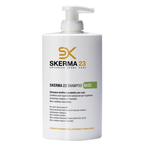 Mundavet Skerma 23 Shampoo Base lenitivo protettivo per cani 400 ml