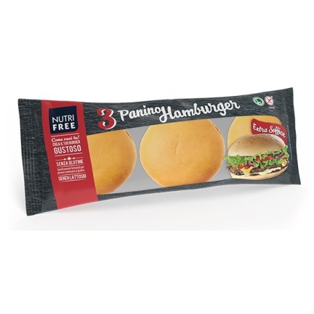 Nutrifree Panino Hamburger soffice senza glutine e lattosio 110 g