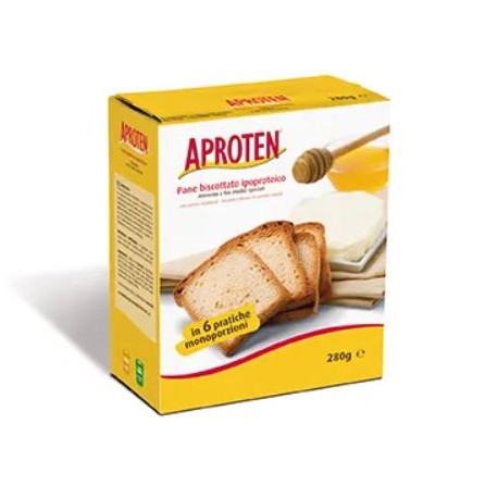 Dieterba Aproten Pane Biscottato ipoproteico 6 monoporzioni 280 g