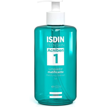 ISDIN Acniben Mattifying Cleanser detergente viso opacizzante pelle mista 400 ml