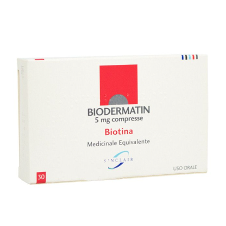 BIODERMATIN*30CPR 5MG