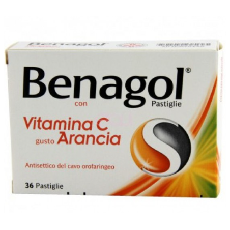 Benagol Vitamina C Arancia 36 Pastiglie