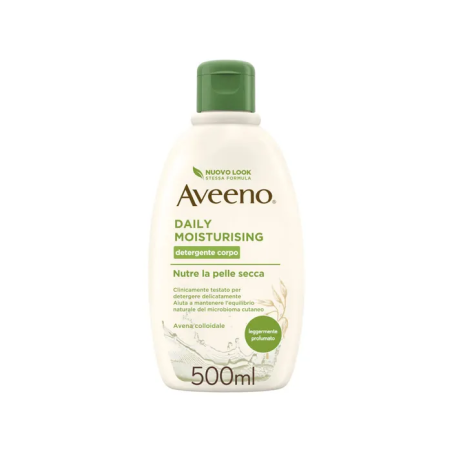 Aveeno Daily Moisturising Bagnodoccia detergente corpo leggermente profumato e nutriente 500 ml