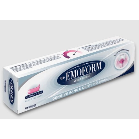 Neo Emoform Whitening Dentifricio in gel per denti più bianchi gusto delicato 100 ml