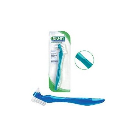 Gum Denture Brush Spazzolino per protesi piatto e allungato 1 pezzo