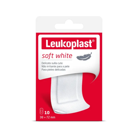 Leukoplast Soft White Cerotti delicati sulla cute 72 mm x 38 mm 10 pezzi