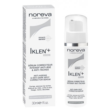 Noreva Iklen + Siero viso intensivo concentrato doppia azione anti-età anti-macchie 30 ml