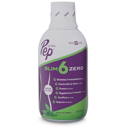 Bios Line Ultra Pep Slim 6 Zero Tè Verde Integratore per il Metabolismo 500ml