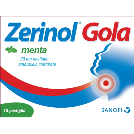 Zerinol Gola Menta 20 mg 18 pastiglie