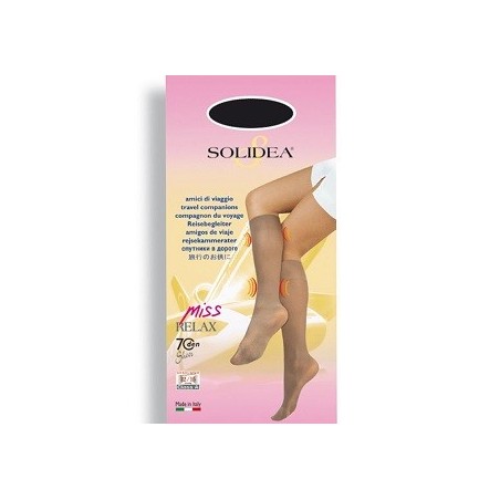 Solidea Miss Relax 70 Sheer Gambaletto velato elegante Avorio 2 M