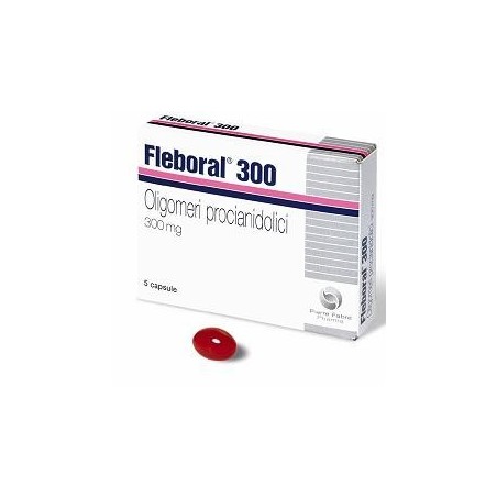 Fleboral 300 integratore alimentare per gambe pesanti 5 capsule