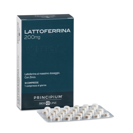 Bios Line Principium Lattoferrina 200 mg integratore per difese immunitarie 30 compresse