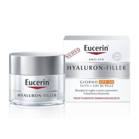 Eucerin Hyaluron Filler crema viso giorno SPF 30 per tutti i tipi di pelle 50 ml