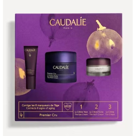 Caudalie Cofanetto Premier Cru Crema viso + crema ricca e contorno occhi