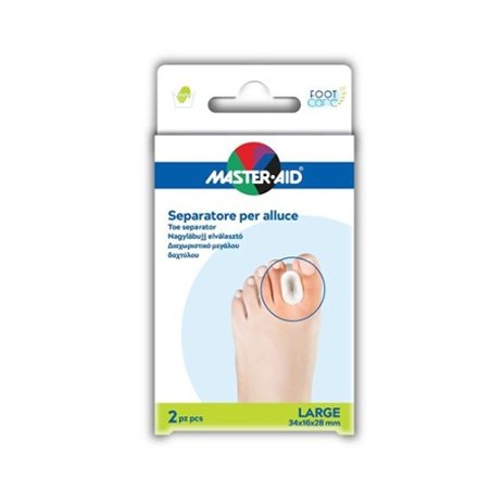 Master-Aid Footcare Separatore in gel per alluce valgo 2 pezzi taglia large