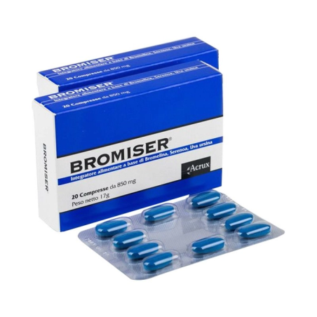 Acrux Bromiser integratore per il benessere della prostata 20 compresse 850 mg