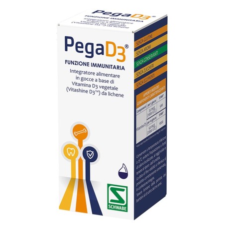 Schwabe Pharma Pegad3 Gocce per ossa e sistema immunitario 20 ml