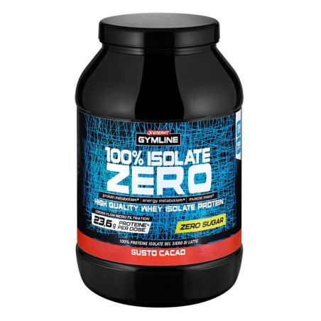 Enervit Gymline 100% Whey Isolate Zero zucchero proteine gusto cacao 900 g