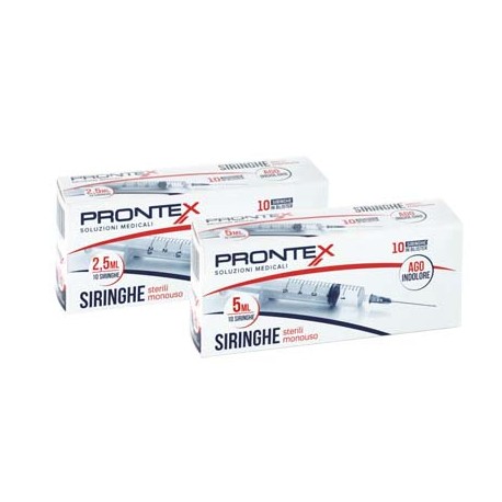 Safety Siringa Prontex 2,5 ml ago indolore 10 pezzi