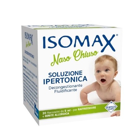 Isomax Naso Chiuso soluzione ipertonica fluidificante decongestionante 20 flaconcini da 5 ml