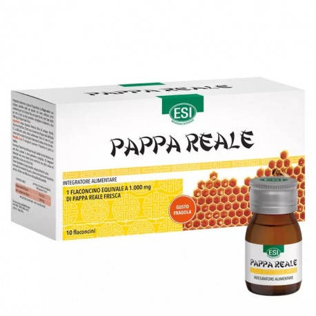 Esi Pappa Reale integratore ricostituente gusto fragola 10 flaconcini