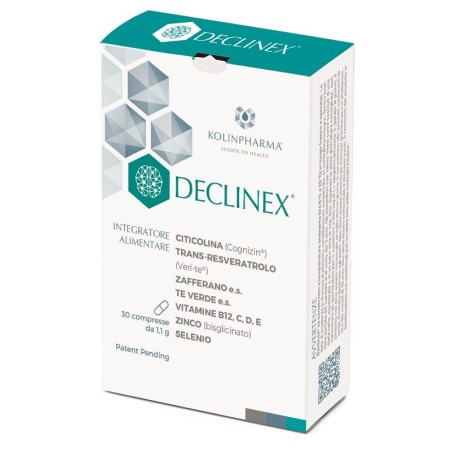 Kolinpharma Declinex integratore per stanchezza fisica e mentale 30 compresse