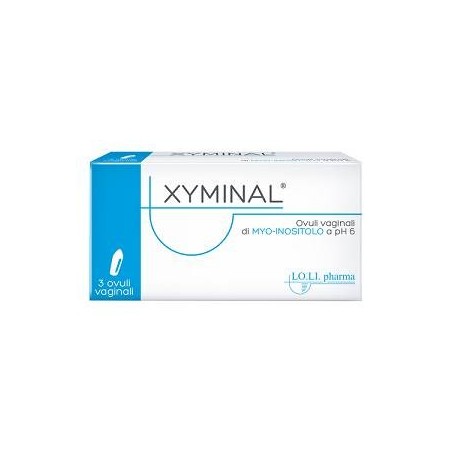 Xyminal ovuli vaginali per favorire la funzionalità degli spermatozoi 3 ovuli vaginali