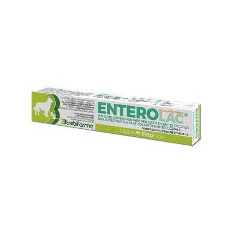 Trebifarma Enterolac integratore per disturbi intestinali di cani e gatti pasta 15 g