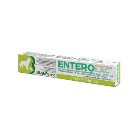 Trebifarma Enterolac integratore per disturbi intestinali di cani e gatti pasta 15 g