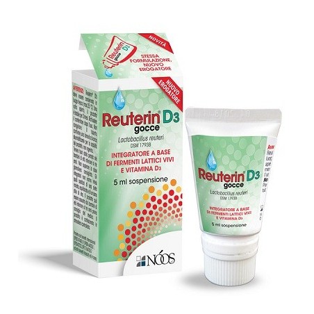 Reuterin D3 Gocce 5ml Integratore di Fermenti Lattici e Vitamina D3