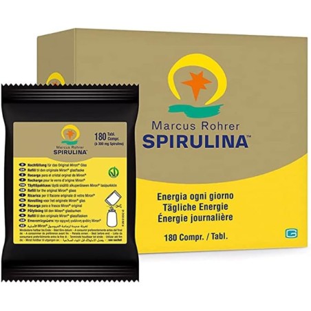 Marcus Rohrer Spirulina Integratore Azione di Sostegno e Ricostituente 180 compresse