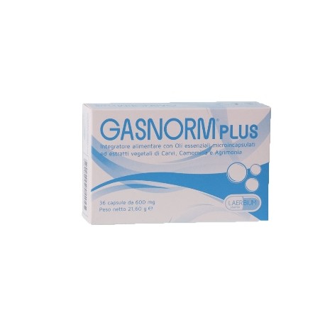 Gasnorm Plus integratore per gas intestinali e motilità 36 Capsule